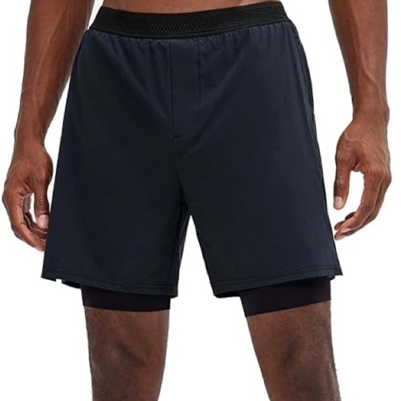 Rhone Black Lined Running Shorts XL - Picture 1 of 7